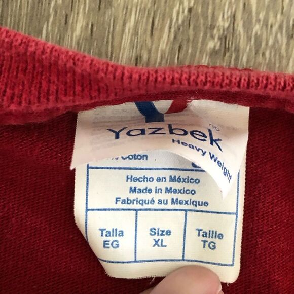 Vintage Y2K Riviera Maya Mexico Maroon Short Sleeve T Shirt Size XL Caribbean - Picture 5 of 8